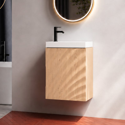 Meuble-lavabo flottant 18,5 po Ripple
