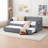 Twin Upholstered Daybed Frame with Trundle-2012325978