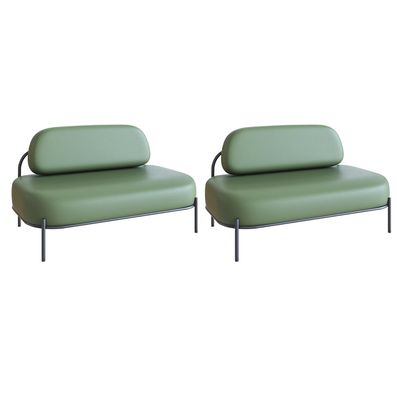 Causeuse Joglar, Similicuir vert