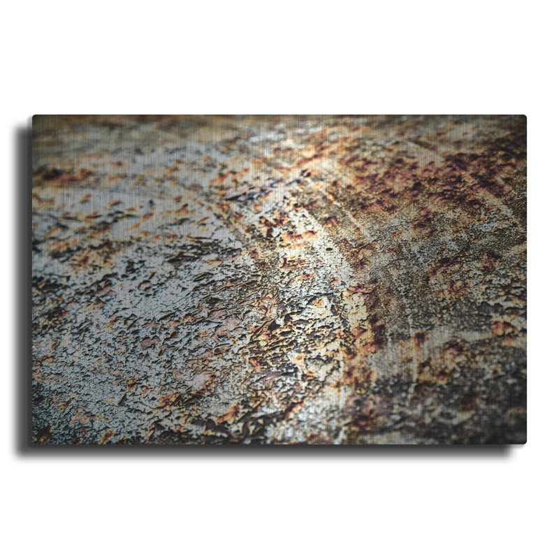 Ivy Bronx «Retro Rust» par Photoinc Studio, art mural en métal, H 16 po x l 24 po