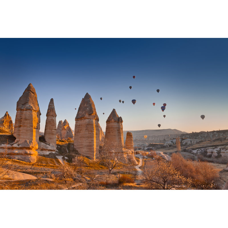 Cappadocia - Wrapped Canvas Print, 30cm H x 46cm W x 3.8cm D