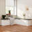 L-Shape Storage Bench With Cushioned Seating, For Dining Room, Kitchen, Entryway