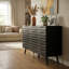 Armoire de rangement géométrique moderne à 3 portes