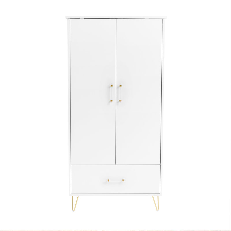 Babymore Kimi Nursery Wardrobe - Acrylic