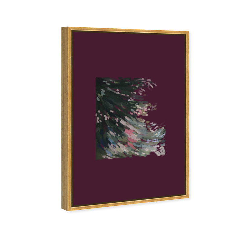 Falling Delicately Print by Oliver Gal, 11"H x 16"W, Gold Floater Frame