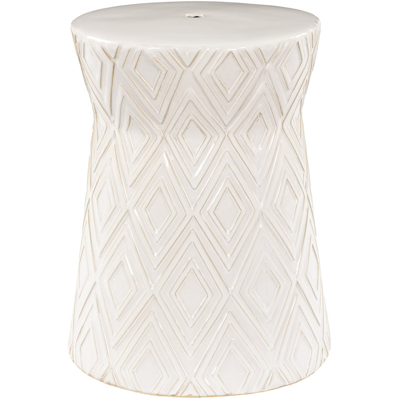 Tabouret de jardin en céramique levis Cali