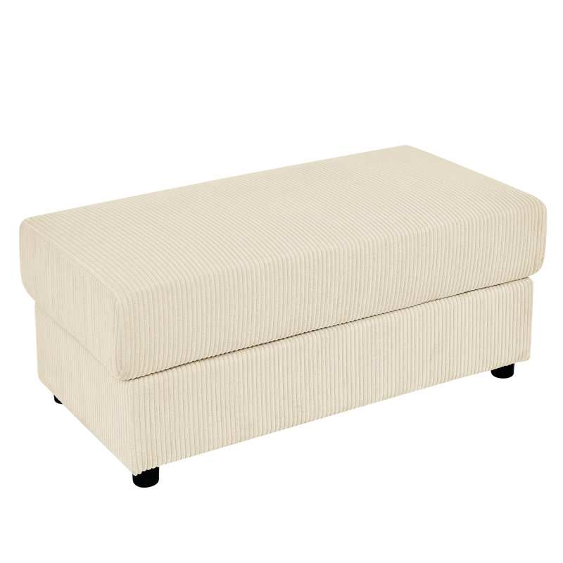 Beige salon - rembourrage confortable, structure stable crée une atmosphère relaxante douce pour le tissu de velours côtelé, l'intérieur offre un confort supplémentaire
