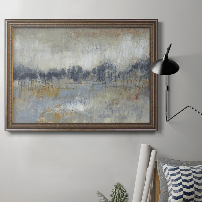 Toile encadrée Cool Cool Horizon II de qualité supérieure - prête à être accrochée, H 16 po x l 20 po