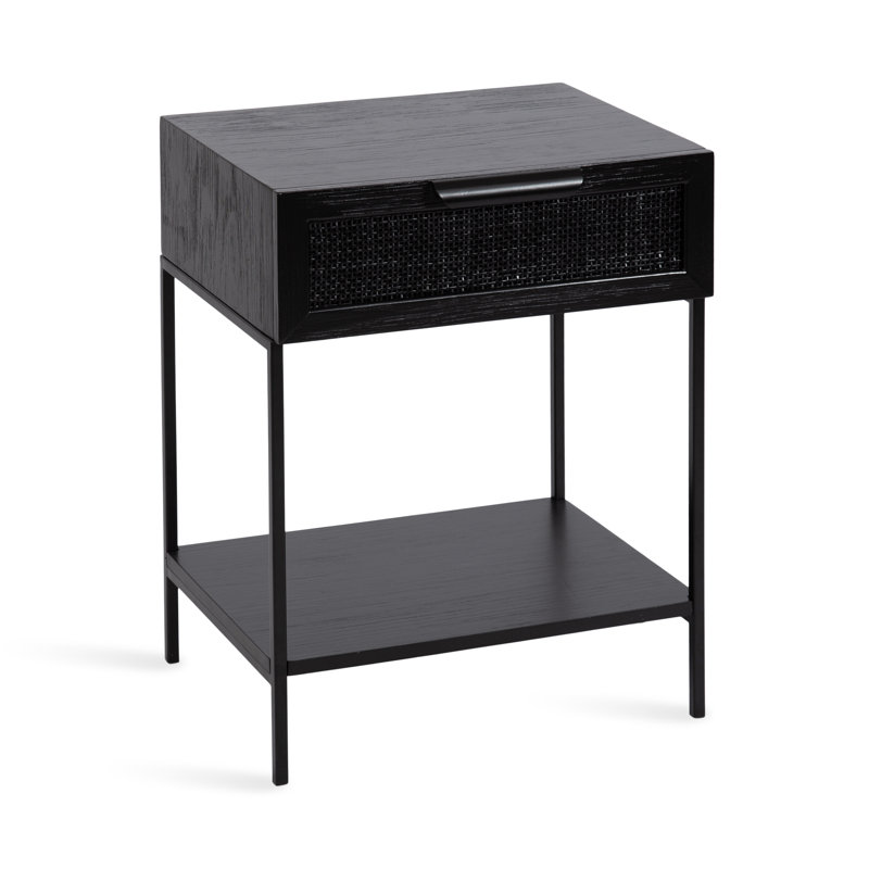 Rattan Side Table for Living Room