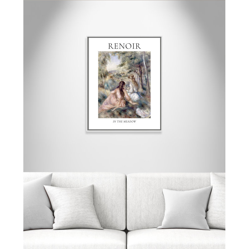 Collection «Old the prairie» par Auguste Renoir, Cadre flottant blanc, Non, H 29,5 po x l 23,5 po x P 2 po