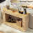 47.2" W Manufactured Wood Console Table, Yellow-1266509351