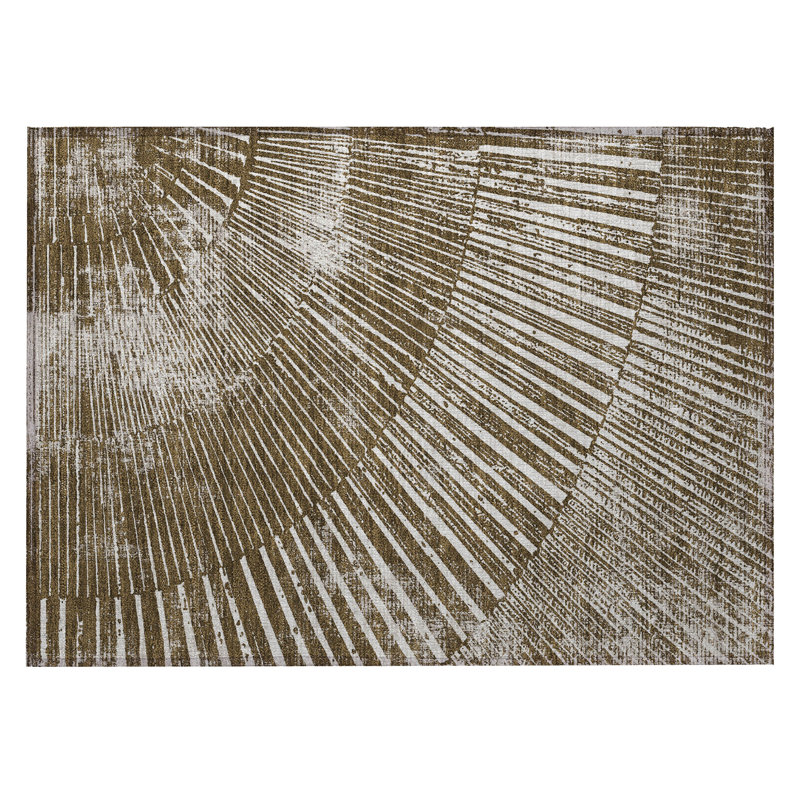 Tapis extérieur antidérapant lavable antidérapant 2 pi x 3 pi chocolat
