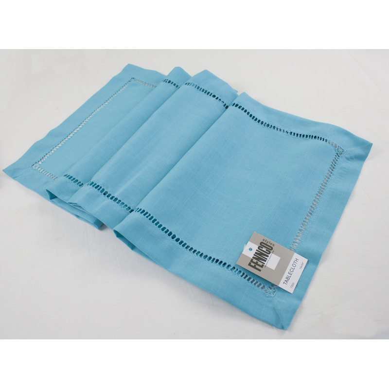 Chemin de table Turquoise, 90 po x 90 po