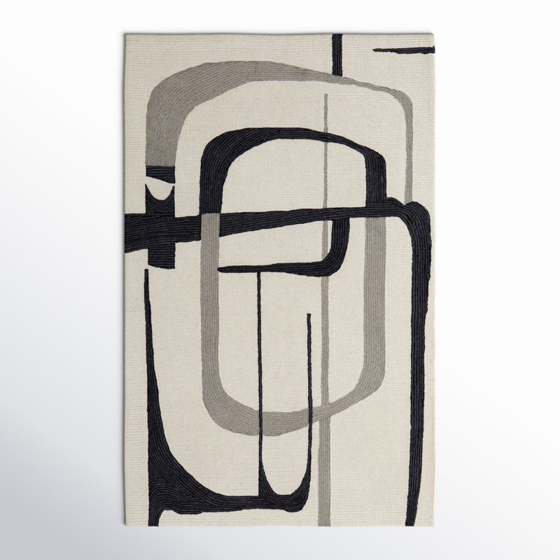 Tapis Nobu, Rectangle 3 pi 6 po x 5 pi 6 po