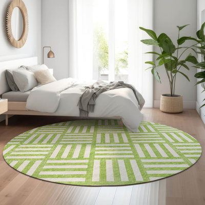 Premium Machine Washable Cerrito Lime Rug