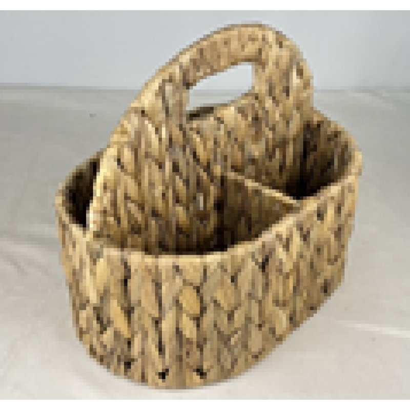 Panier tissé avec 4 compartiments