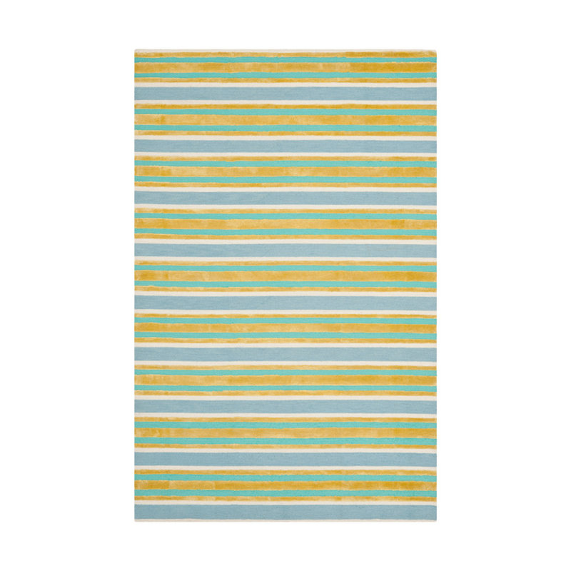 Hand Tufted Striped Rug, Rectangle 8' x 10'