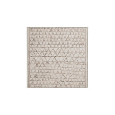 Machine Washable Beige Area Rug