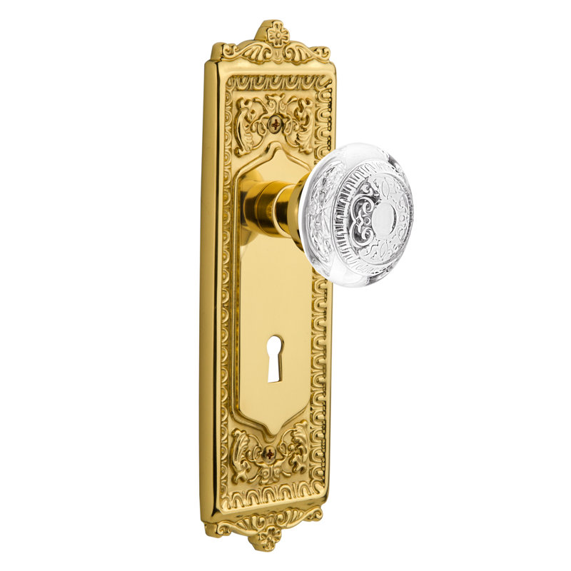 Mortaise de porte pour porte d’oeuf avec & longue plaque de fléchette, Laiton non laqué