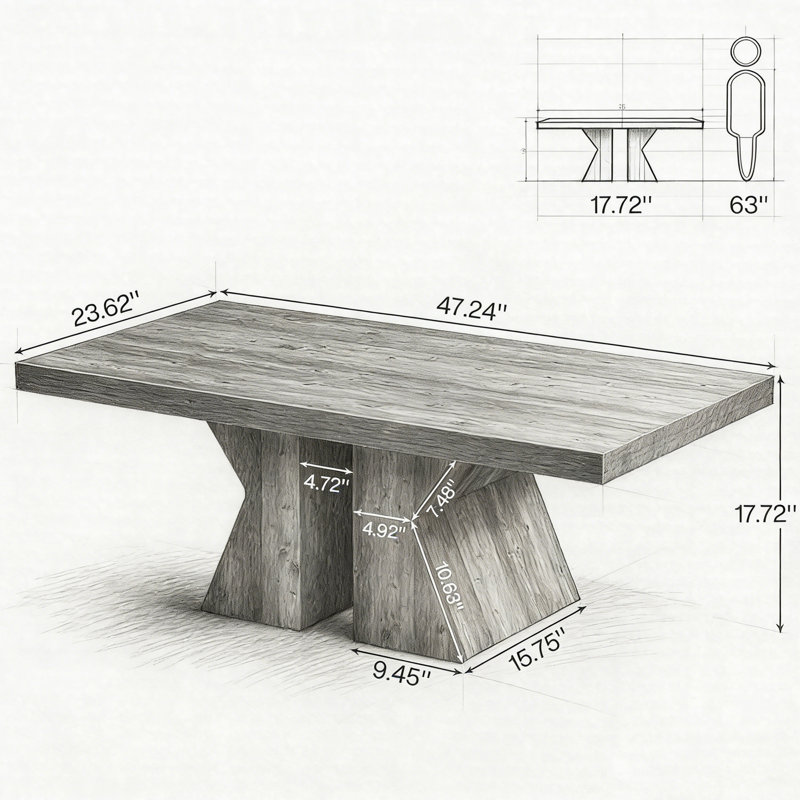 Table basse 47 po