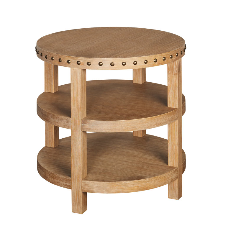 Table de bout Sansa, Chêne lavé clair