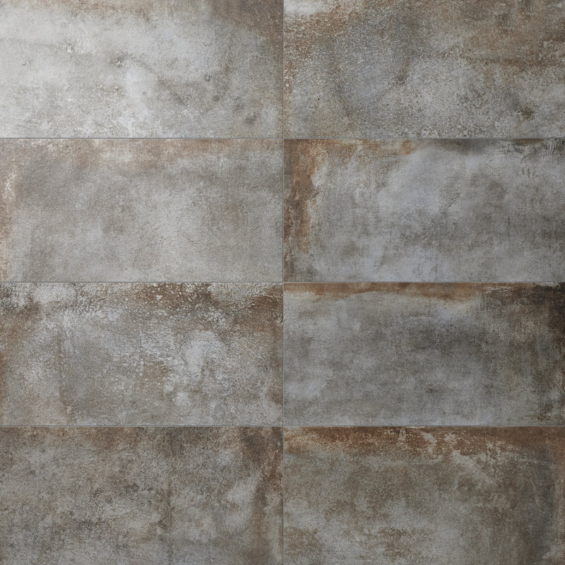 Angela Harris Flatiron 12X24 Matte Porcelain Tile, Graphite