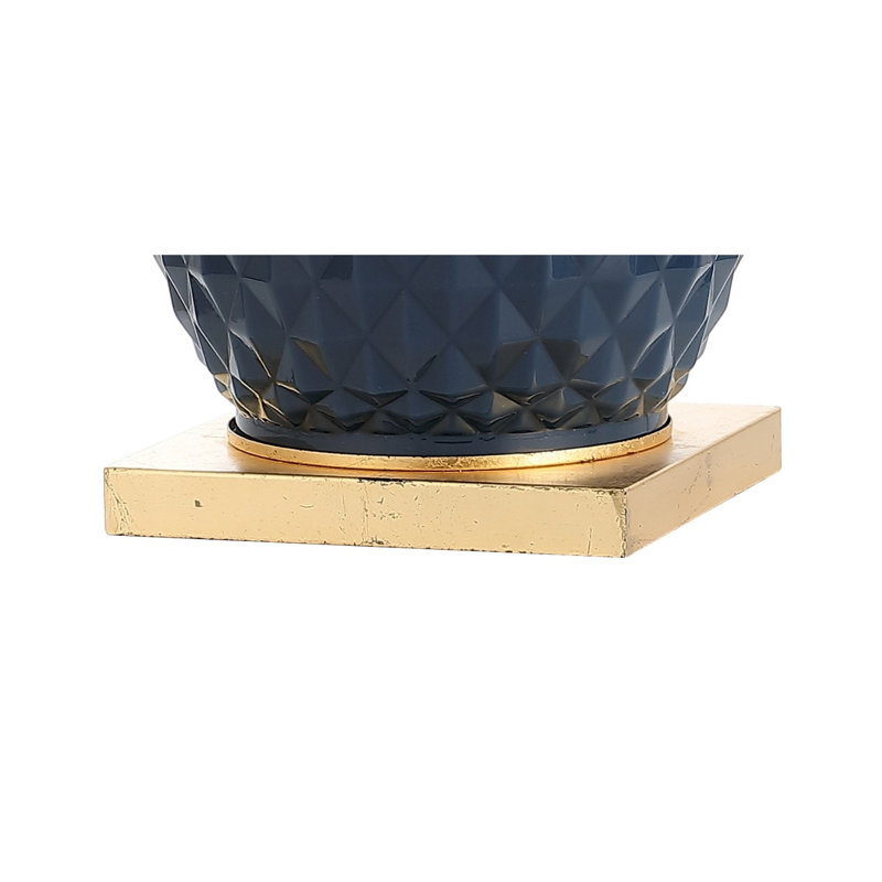 Knorr Table Lamp, Navy/Gold
