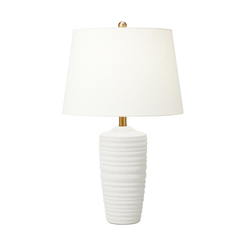 Waveland Table Lamp, Porous White