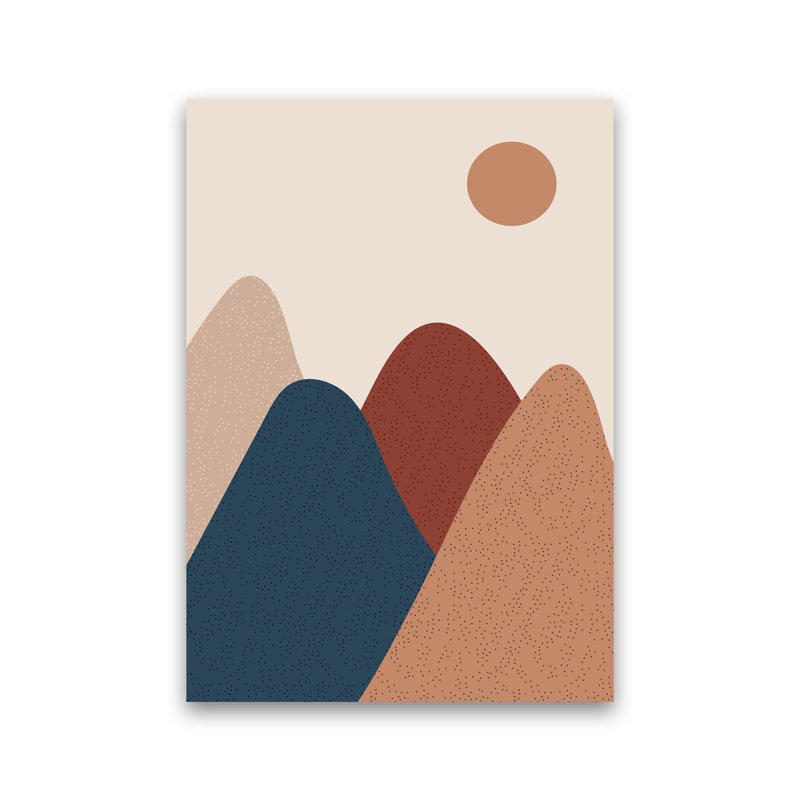 Mountain Sun - Print, No Framed, 30cm H x 21cm W x 1cm D