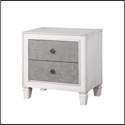 Nightstand in Rustic Finish