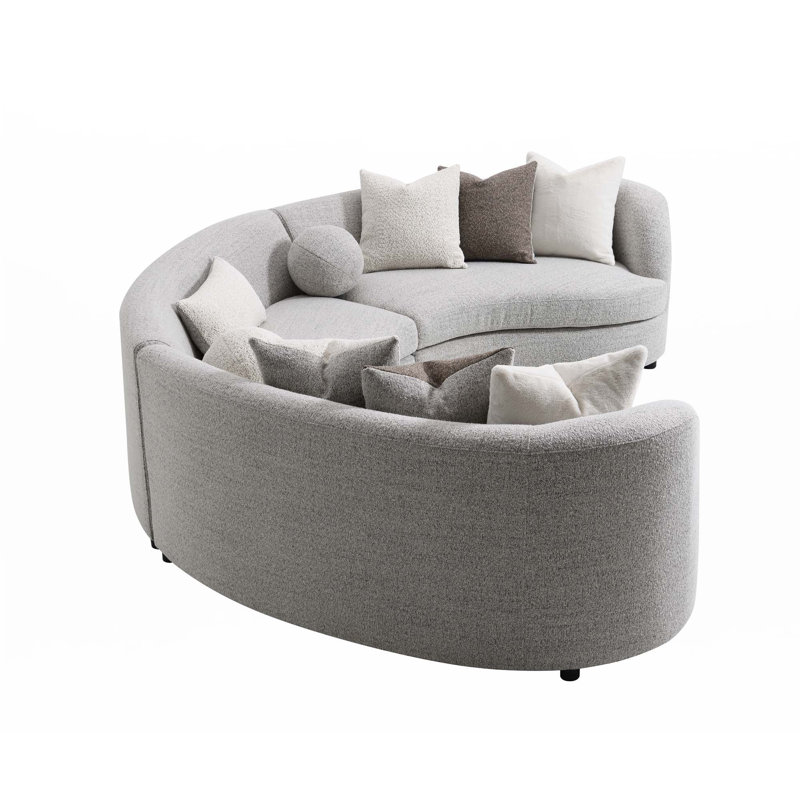 Canapé modulaire Boucle avec 9 coussins