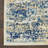 Burnie Oriental Blue/Ivory Area Rug-23754492