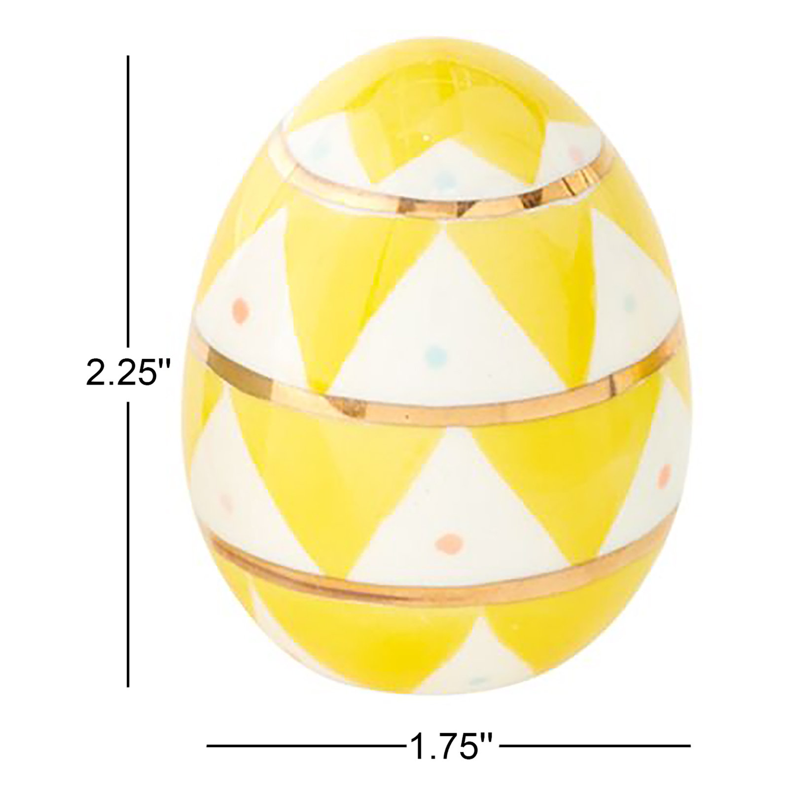 4-Piece Ceramic Egg Holiday Accent Set