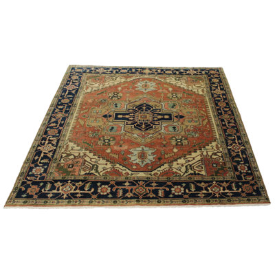 9'X12' Oriental Area Rug in Orange