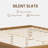 NTC Sapa Solid Wood Platform Bed Frame – Minimalist, Japanese Joinery, No Box Spring Needed, Silent Slats, Easy Assembly-1612129106-1612129104