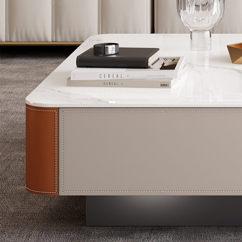 Table basse simple, H 15,7 po x l 51,2 po x P 51,2 po