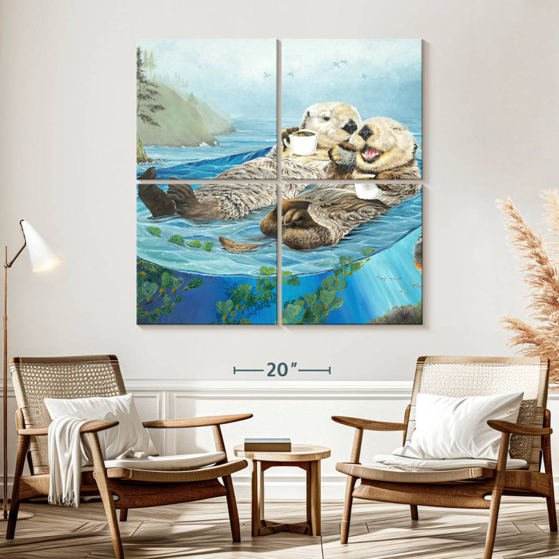 Brampt We Have Each Otter, 57" H x 57" W