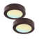 Round Colour Selectable Integrated LED Flush Mount Downlight