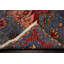 Tapis tribal kazak en laine noué à la main rouge 7 pi 1 po x 9 pi 4 po