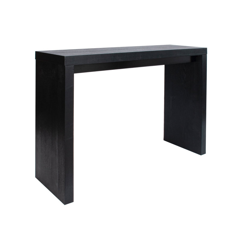 Jasper Waterfall Console Table, Black