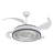 Lahela 42 Inch Modern Retractable Ceiling Fan with Light and Remote Control
