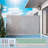 71"X138" Retractable Side Awning Screen, Semi-Transparent With UV Printing,UPF50+, Ideal For Blocking Dust,Sunshine And Wind, Creating Private Space For Garden,Balcony And Swimming Pool.