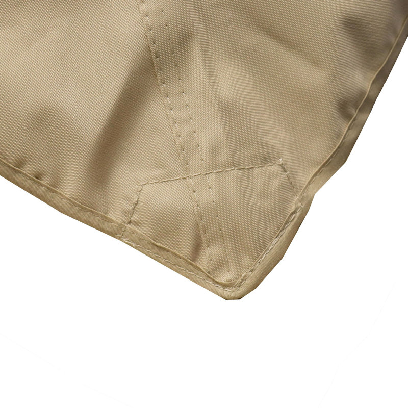 Auvent de remplacement pour abri de jardin 10 x 12, brun, protégé, imperméable, à la décoloration, avec évent et drain 10 x 12, avec protection, hydrofuge, décoloration, air