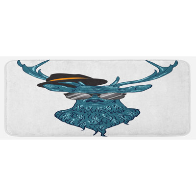 Rustic Polyester Kitchen Mat