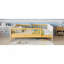 Lit double pour enfants, lit plateforme double en bois avec tête et pied de lit-121061643-121061645