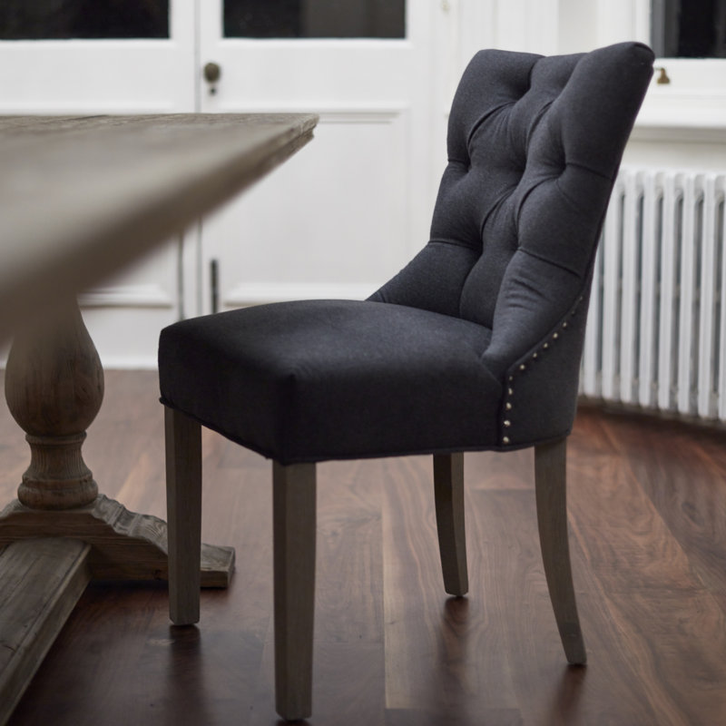 Makson Tufted Polyester Blend Upholstered Side Chair