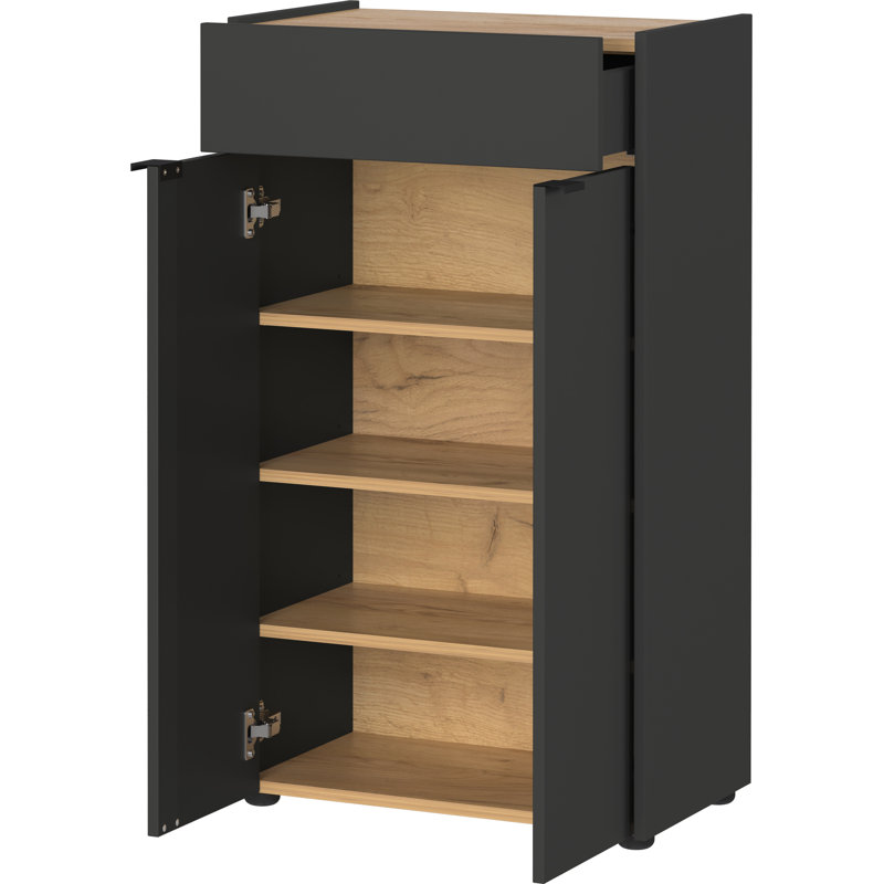 Lawhon Bathroom Cabinet, Black