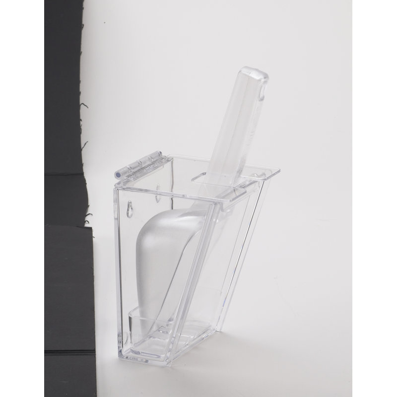 Polycarbonate Wall Mount Ice Scoop Holder, 6 Ounces