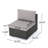 Hastyer Wicker Outdoor Armless Lounge Chair-668826939