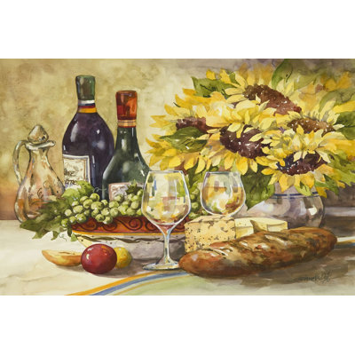 Vin et tournesols